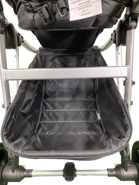 Mockingbird Single to Double 2.0 Stroller, 2024, Silver with Penny Leather, Windowpane, Black