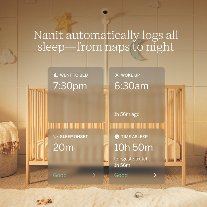 Shop Nanit Pro HD Baby Monitor with Wall Mount, White at GoodBuy Gear