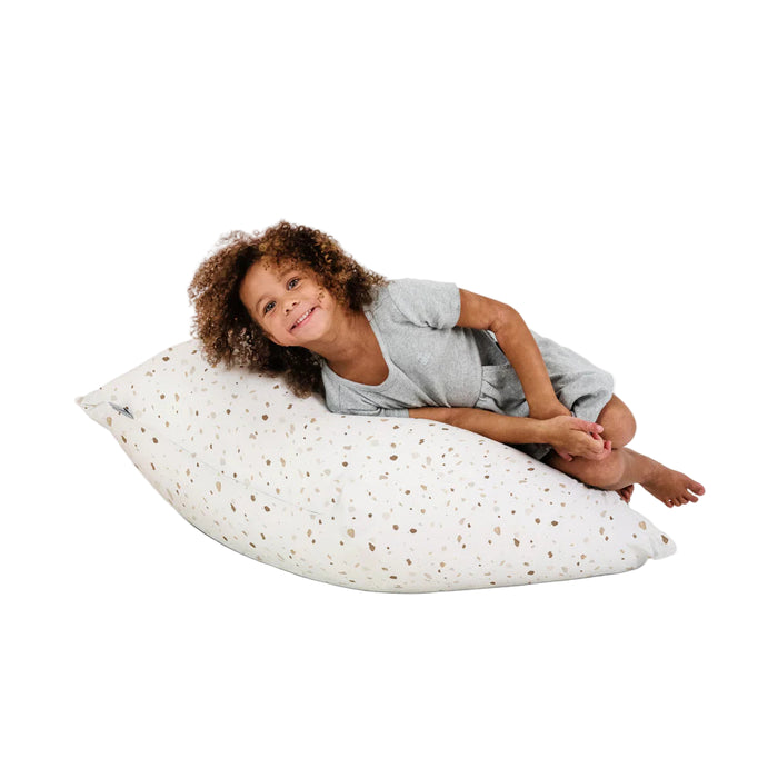 Toki Kids Square Bean Bag, Terrazzo Chalk
