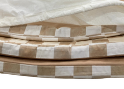 Shop Toki Kids Standard Padded Play Mat 40" x 40", Checker Toffee at GoodBuy Gear
