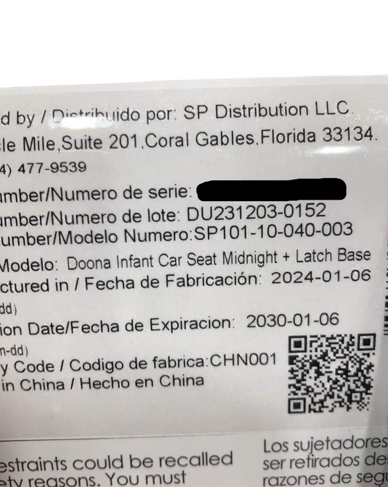 Shop Doona Infant Car Seat & Stroller-Midnight Edition, 2024 at GoodBuy Gear