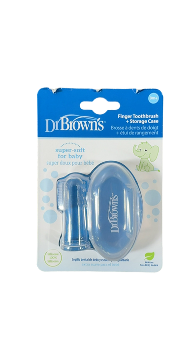 Shop Dr. Brown's Silicone Finger ToothBrush And Storage Case, Clear, 1 pack at GoodBuy Gear