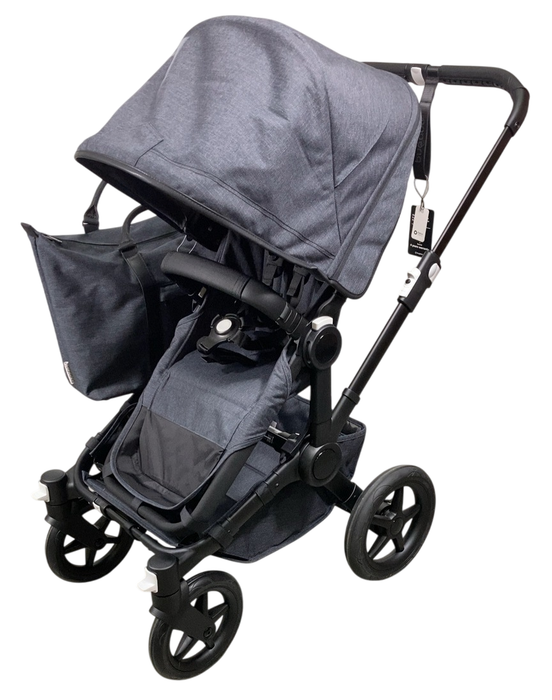 Bugaboo Donkey 5 Mono Stroller, 2024, Black, Washed Black, Washed Black
