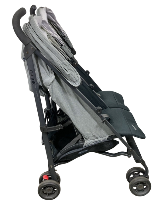 Shop UPPAbaby G-Link V2 Double Stroller, 2022, Greyson (Charcoal Melange) at GoodBuy Gear