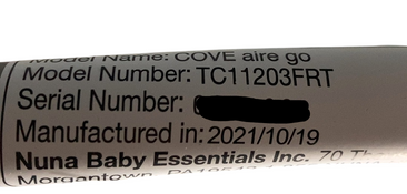 Shop Nuna COVE Aire Go Travel Crib, Frost Grey at GoodBuy Gear