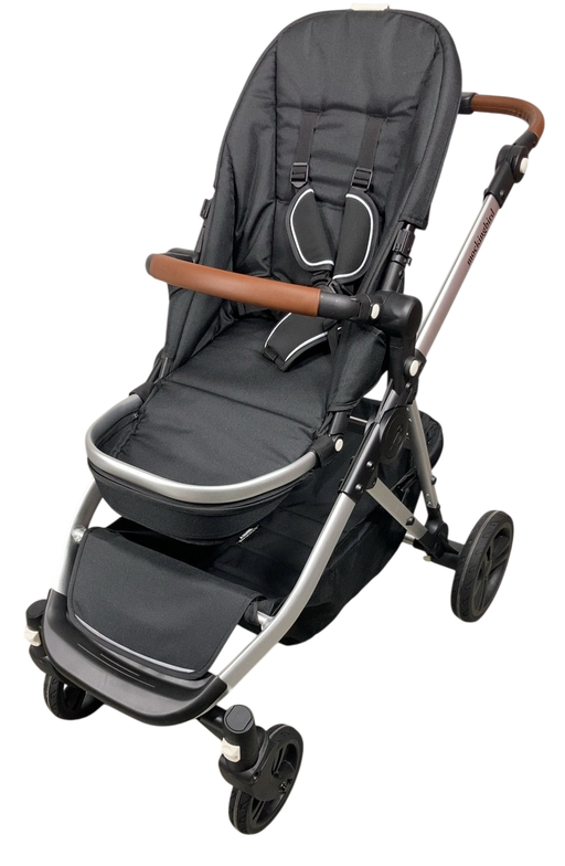 Shop Mockingbird Single to Double 2.0 Stroller, 2024, No Canopy, No Canopy, Silver With Penny Leather at GoodBuy Gear