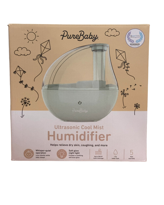 Shop Pure Enrichment PureBaby Ultrasonic Cool Mist Humidifier, Whisper Green at GoodBuy Gear