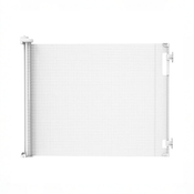 Shop Perma Child Safety Indoor/Outdoor Retractable Baby Gate, 33"x71", White at GoodBuy Gear