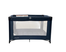 Shop DRAFT - Dream On Me Zazzy Portable Playard with Bassinet, Navy at GoodBuy Gear