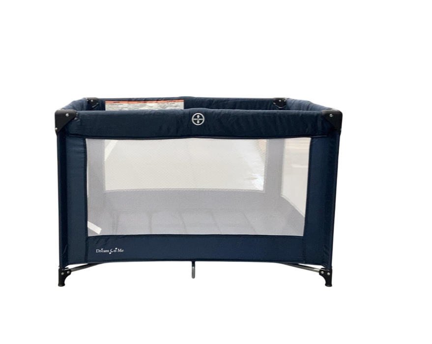 Shop DRAFT - Dream On Me Zazzy Portable Playard with Bassinet, Navy at GoodBuy Gear