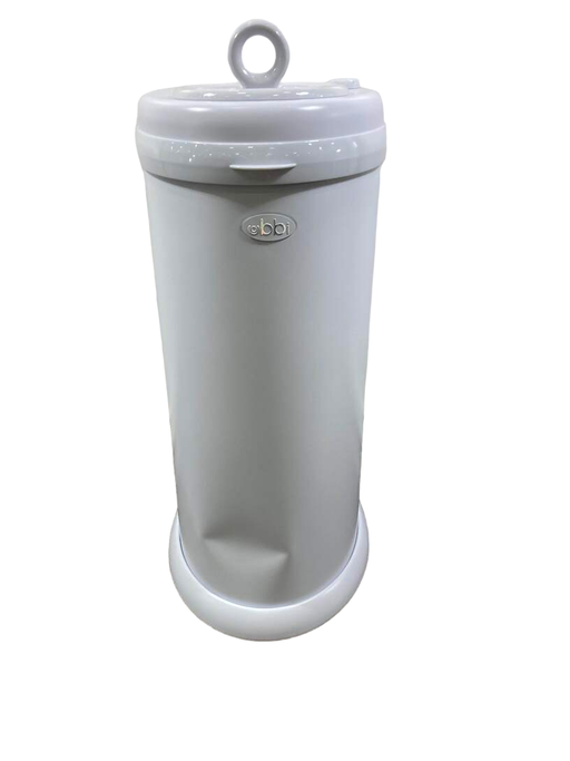 used Ubbi Diaper Pail, Matte White