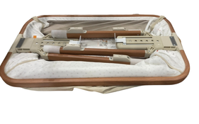 Shop Tutti Bambini CoZee Air Bedside Bassinet, Scandinavian Walnut & Ecru at GoodBuy Gear