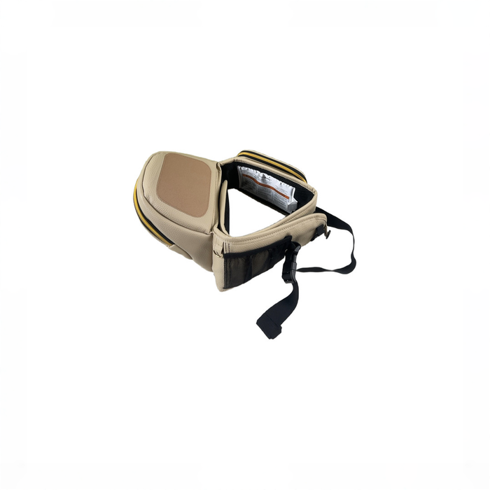 Shop TushBaby Hip Baby Carrier, Vegan Leather Cream at GoodBuy Gear