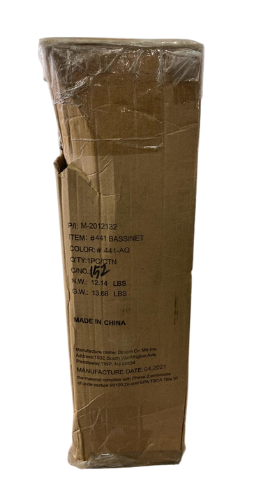 Shop Dream On Me Karley Bassinet, Aqua, Original at GoodBuy Gear