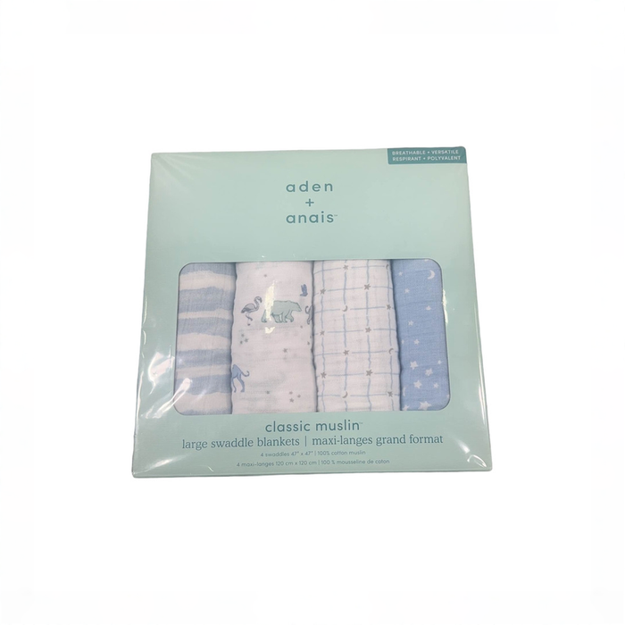 Shop Aden + Anais Cotton Muslin Swaddles Pack of 4, Rising Star at GoodBuy Gear