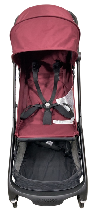 Shop Bugaboo Butterfly Stroller, 2024, Black, Dark Cherry, Dark Cherry at GoodBuy Gear