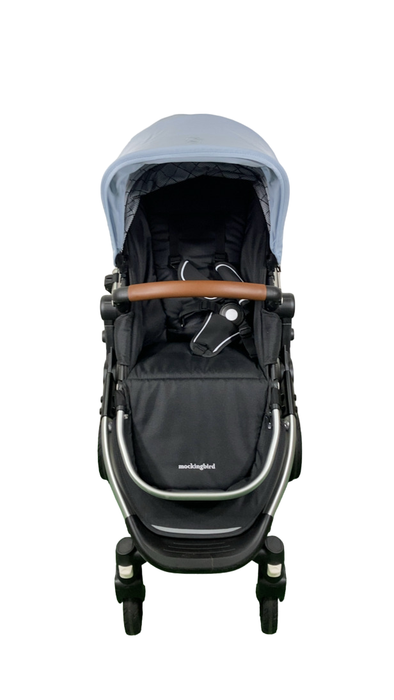 Shop Mockingbird Single 2.0 Stroller, 2024, Silver With Penny Leather, Sky, Windowpane at GoodBuy Gear
