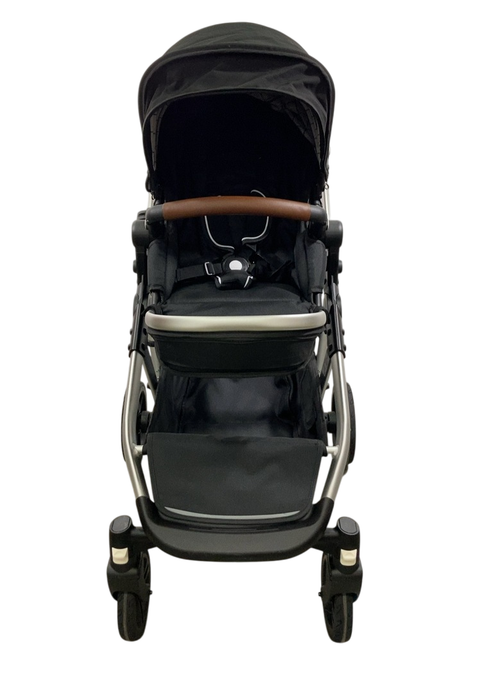 Shop Mockingbird Single to Double 2.0 Stroller, 2024, Black, Silver With Penny Leather, Windowpane at GoodBuy Gear