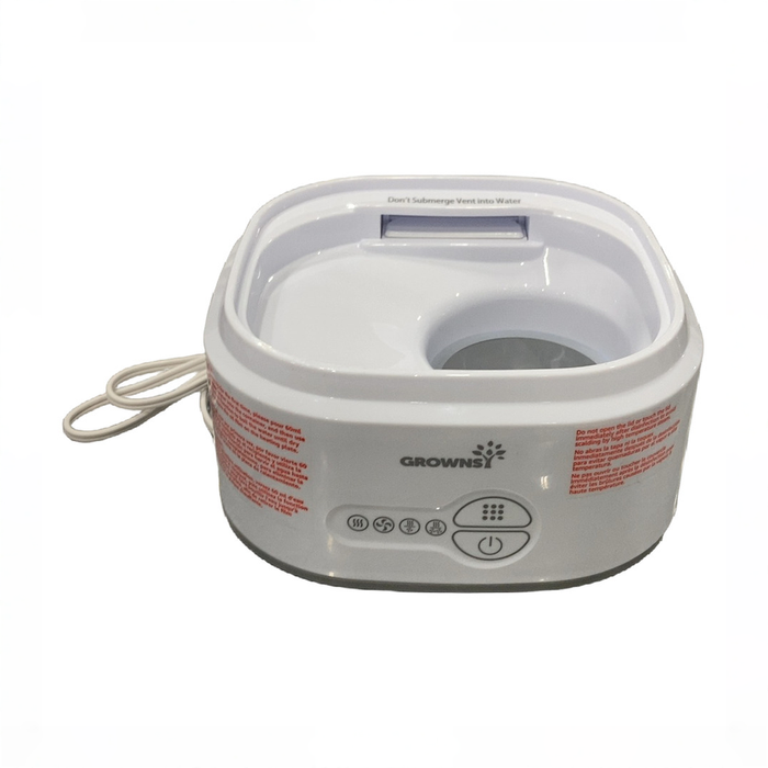 Shop Grownsy Bottle Sterilizer and Dryer, White/Grey at GoodBuy Gear