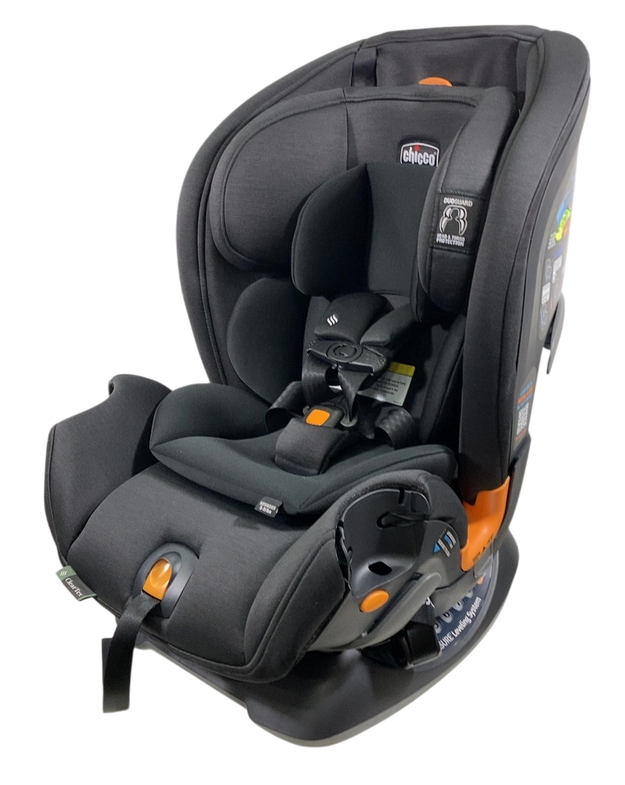 Chicco OneFit ClearTex All-in-One Car Seat, 2024, Obsidian