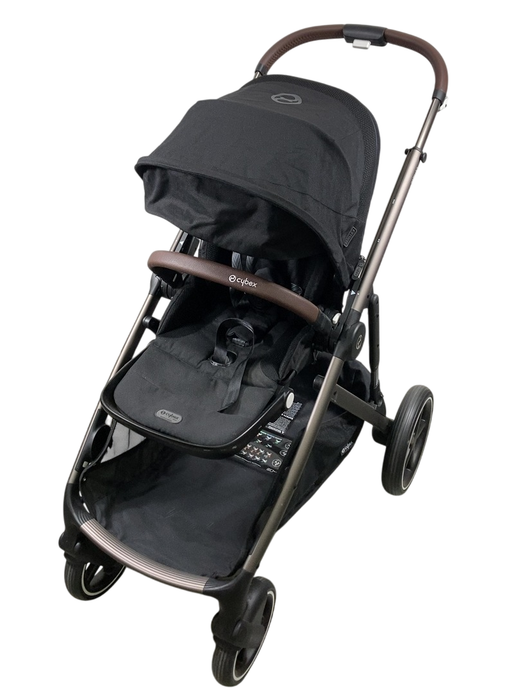Shop Cybex Gazelle S Modular Stroller, 2024, Black Frame, Moon Black at GoodBuy Gear