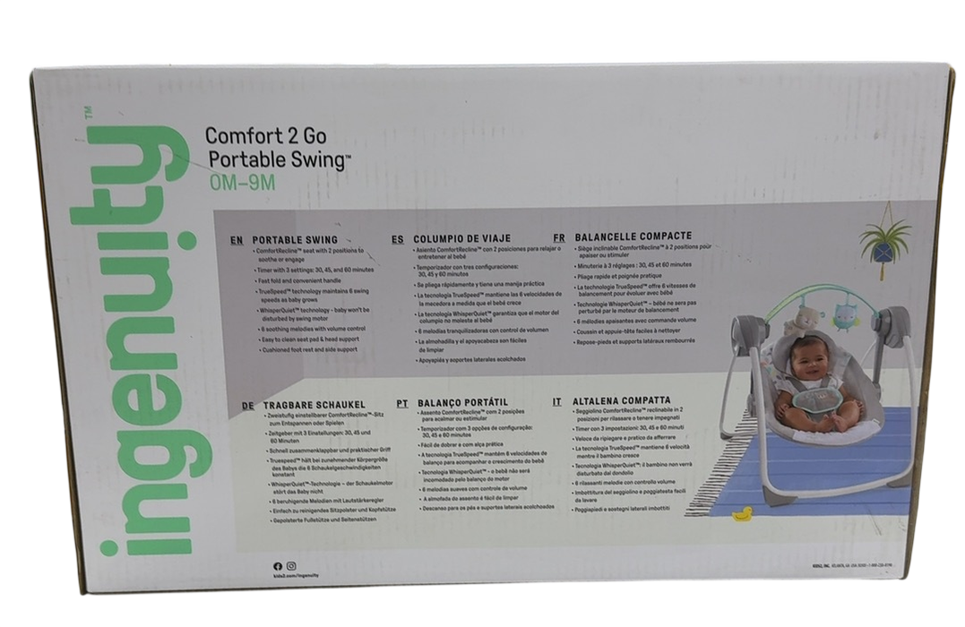 Shop Ingenuity Comfort 2 Go Compact Portable Baby Swing, Fanciful Forest at GoodBuy Gear