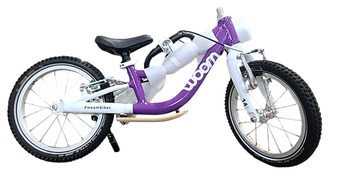 Shop Woom GO 1 Plus Balance Bike, Woom Purple at GoodBuy Gear