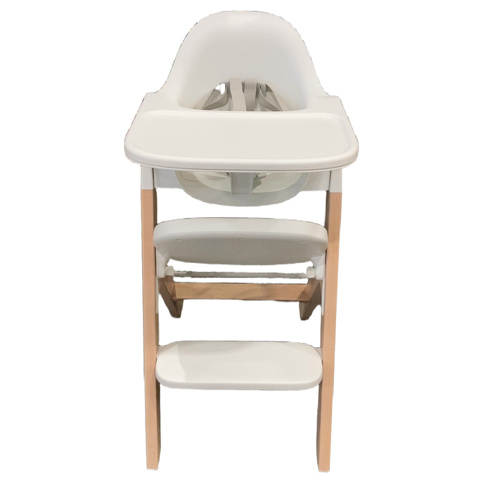 Shop Mockingbird High Chair, Natural Beech, White at GoodBuy Gear