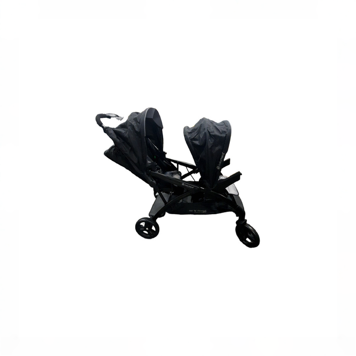 Shop DRAFT - Baby Trend Sit N Stand Double Stroller 2.0 DLX, 2026, Stormy at GoodBuy Gear