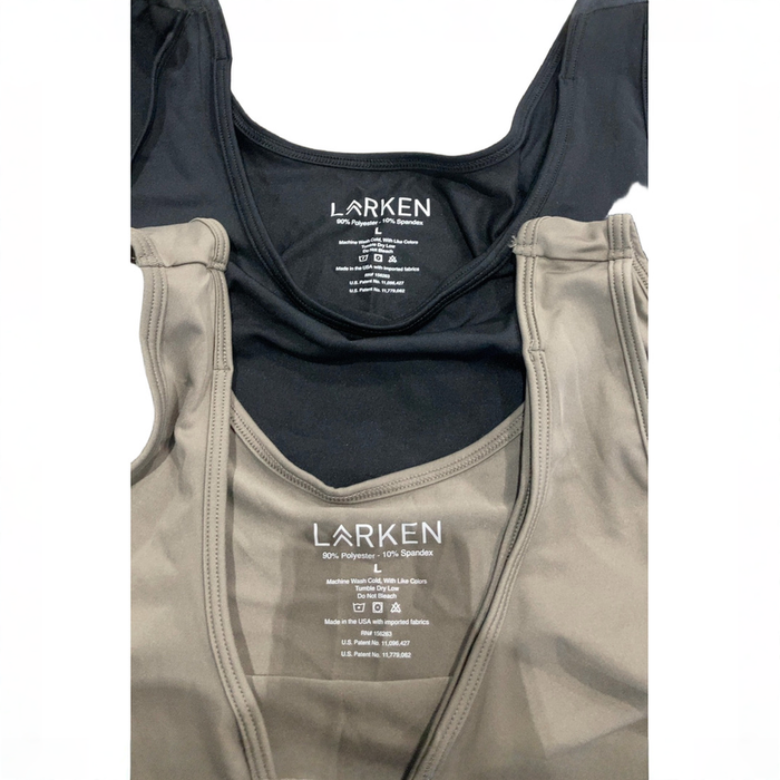 Shop DRAFT - Larken The Larken X Nursing Bra, Black/ Stone, Large at GoodBuy Gear
