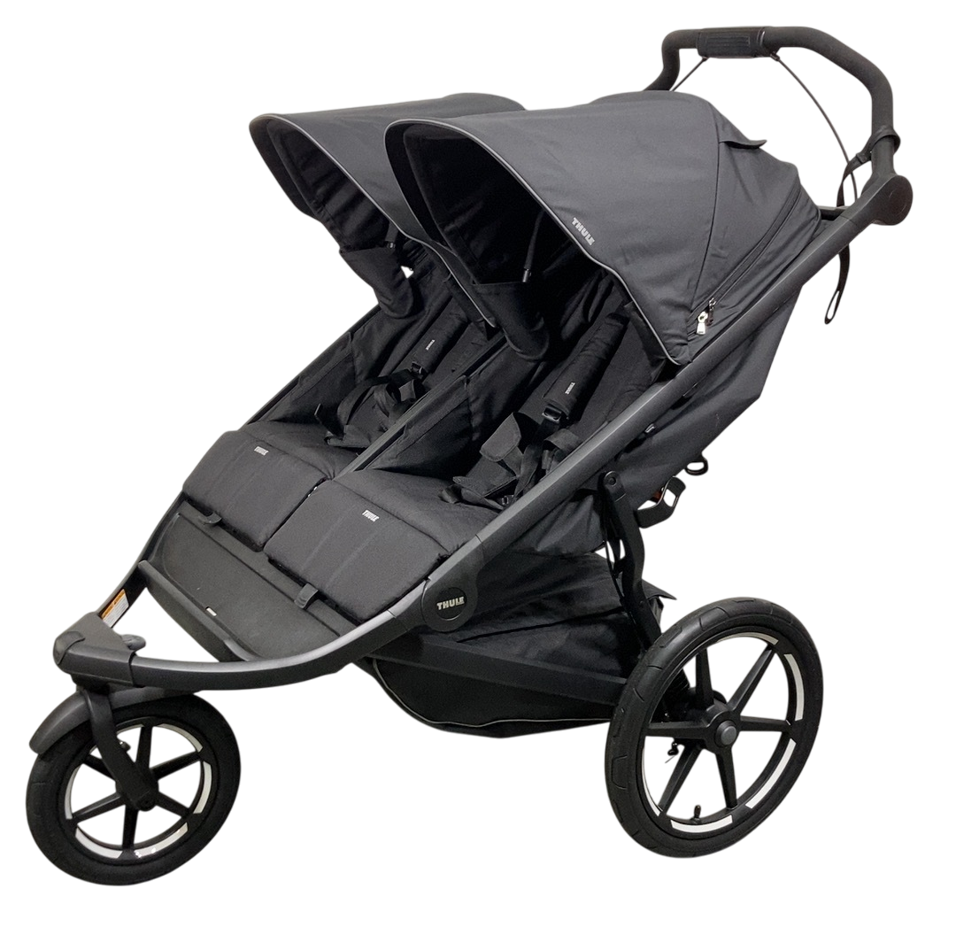 thule urban glide 2 jogging stroller used Thule Urban Glide 3 Double Stroller, 2024, Black