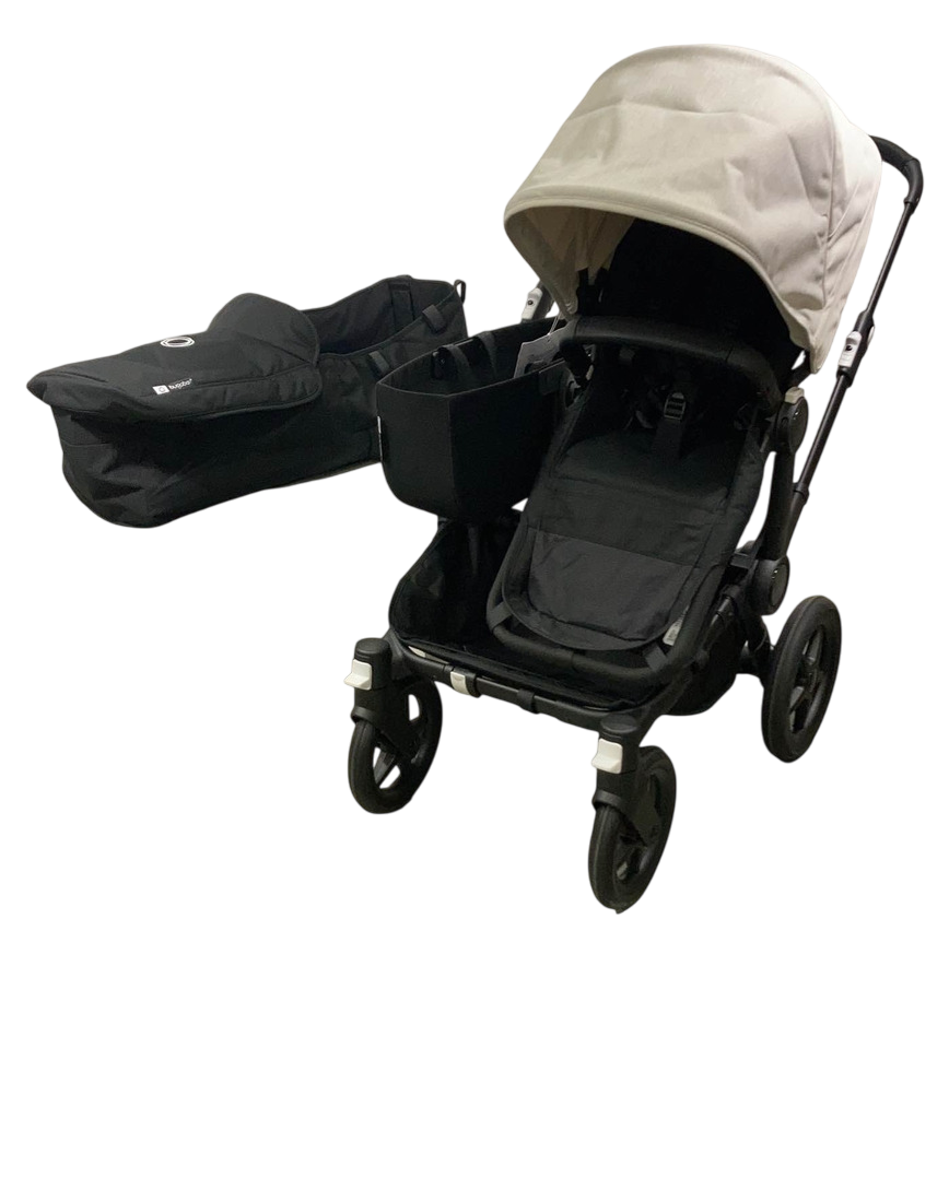 Bugaboo Donkey 5 Mono Stroller, 2023, Black, Midnight Black, Misty White