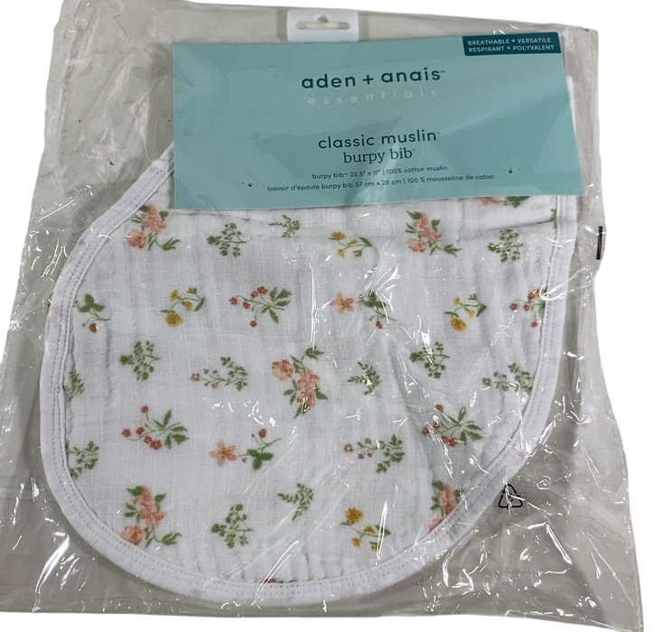 Shop Aden + Anais Cotton Muslin Burpy Bib, Country Floral at GoodBuy Gear