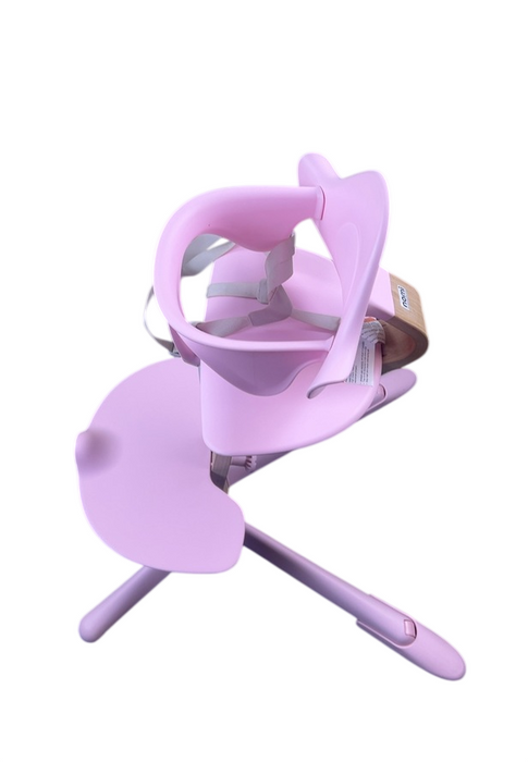 Shop Evomove Nomi Highchair, Natural, Pink at GoodBuy Gear