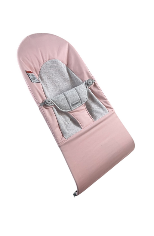 Shop BabyBjorn Bouncer Balance Soft, Light Gray Frame, Light Pink/Gray at GoodBuy Gear