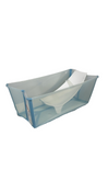 Shop Stokke Flexi Bath Bundle Pack, Regular, Transparent Ocean Blue at GoodBuy Gear
