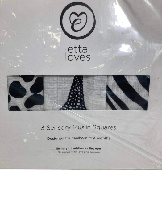 Shop Etta Loves Muslin Squares 3 Pack, Animal Print at GoodBuy Gear