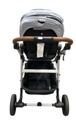 Shop Mockingbird Single to Double 2.0 Stroller, 2025, Silver With Penny Leather, Sky, Watercolor Drops at GoodBuy Gear