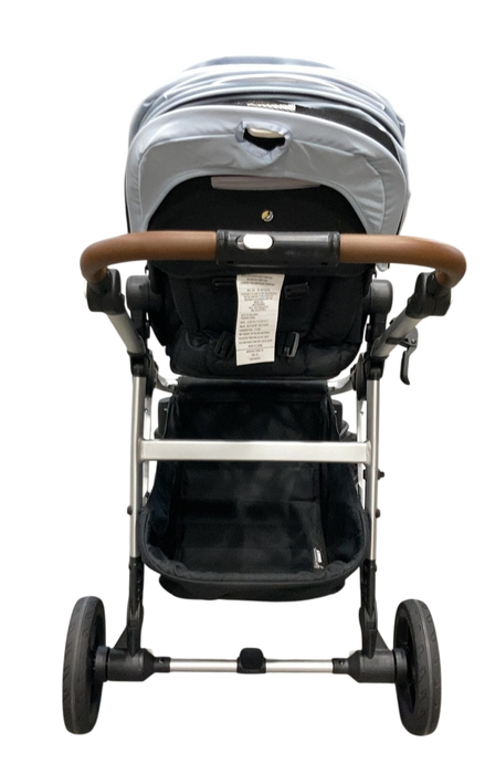 Shop Mockingbird Single to Double 2.0 Stroller, 2025, Silver With Penny Leather, Sky, Watercolor Drops at GoodBuy Gear