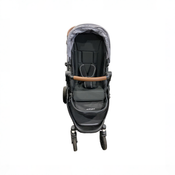 Shop Mockingbird Single 3.0 Stroller, 2025, Charcoal with Penny Leather, Heather Grey at GoodBuy Gear