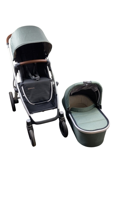 Shop UPPAbaby VISTA V2 Stroller, 2019, Emmett (Green Melange) at GoodBuy Gear