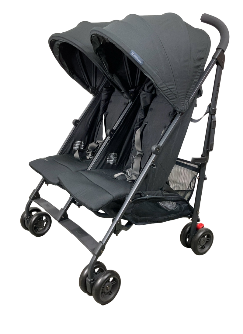 UPPAbaby G-Link V2 Double Stroller, 2024, Jake (Black)