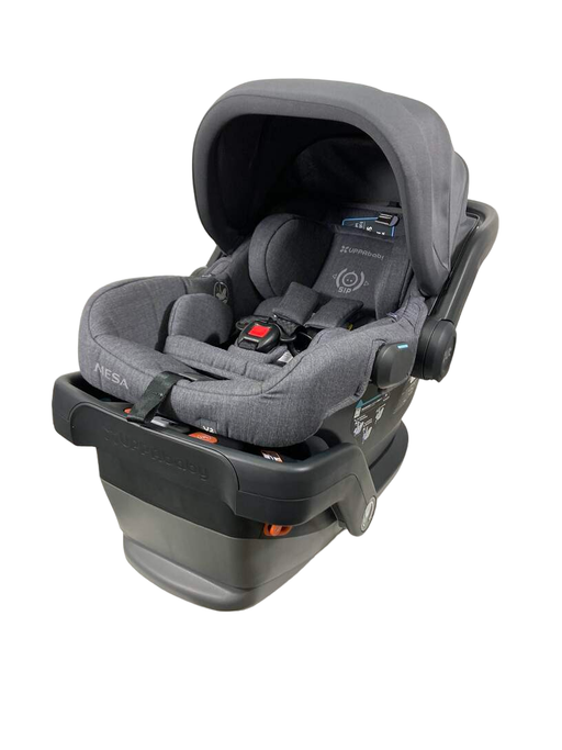 used UPPAbaby MESA V2 Infant Car Seat, Greyson (Charcoal Melange Merino Wool), 2023