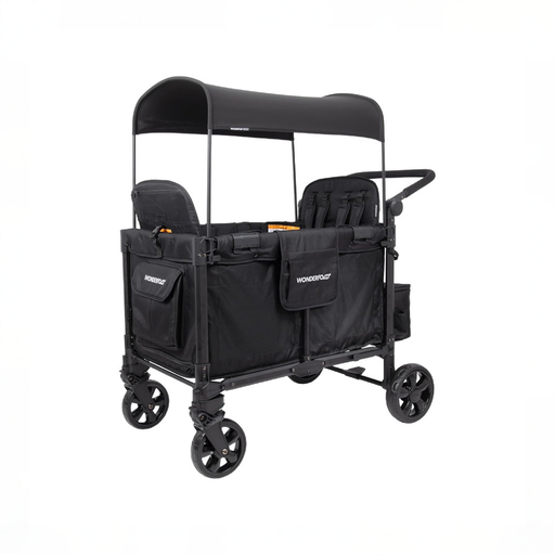 Shop Wonderfold W4 Elite Pro Stroller Wagon, 2026, Jet Black at GoodBuy Gear