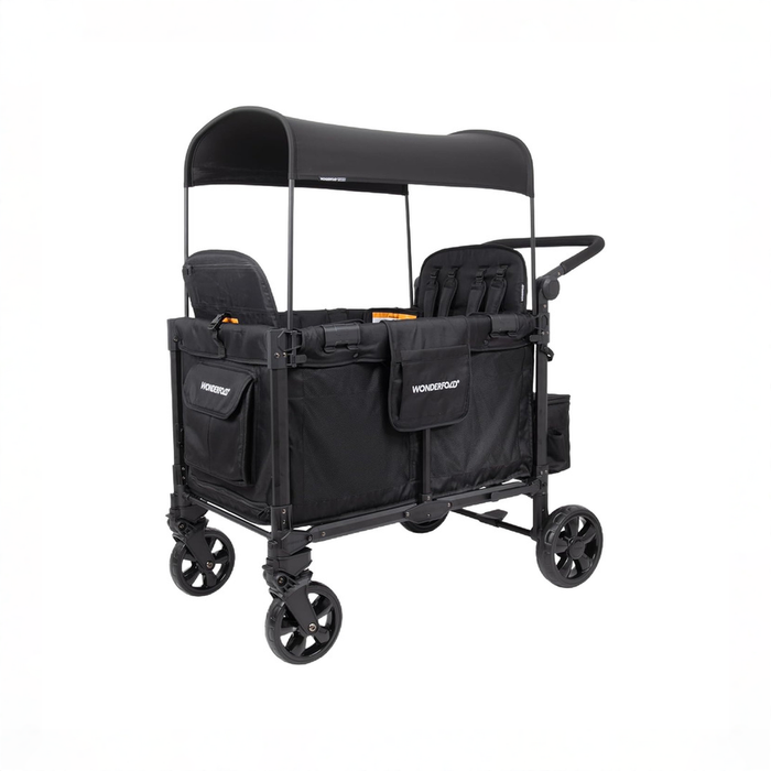 Shop Wonderfold W4 Elite Pro Stroller Wagon, 2026, Jet Black at GoodBuy Gear