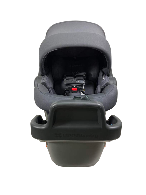 secondhand UPPAbaby MESA MAX Infant Car Seat and Base, PureTech Greyson, 2022