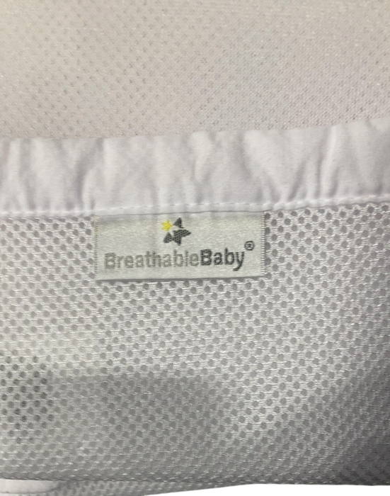 Shop Breathable Baby Mesh Crib Liner, White, Full Size/4 Sides at GoodBuy Gear