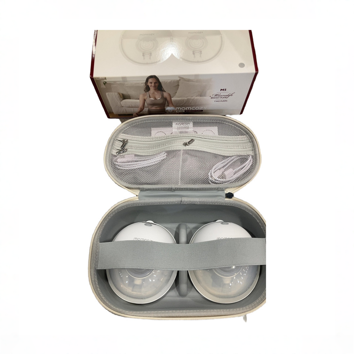 Shop Momcozy All-in-one M5 Double Wearable Breast Pump, Quill Grey at GoodBuy Gear