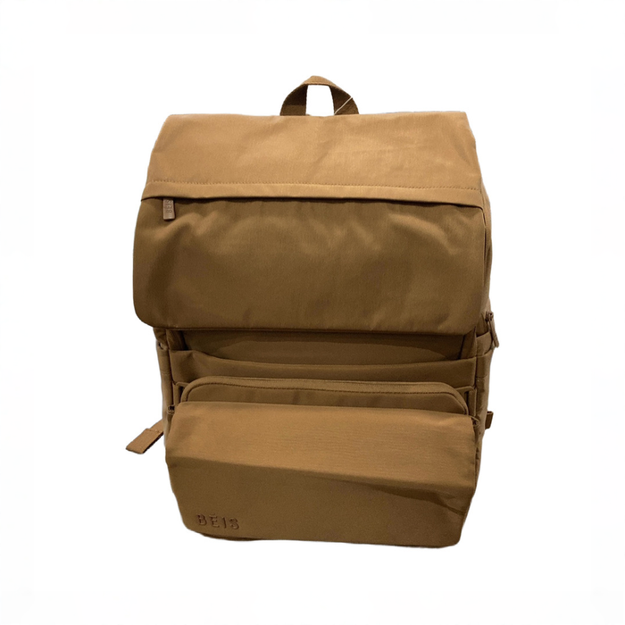 Shop DRAFT - Beis The Ultimate Diaper Backpack, Camel at GoodBuy Gear
