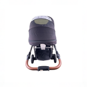 Shop DRAFT - Mockingbird Single to Double Stroller, 2020, Black, Silver with Brown Leather, Watercolor Drops at GoodBuy Gear